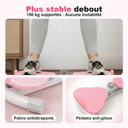 Plus stable debout 150 kg patins et pedales antiderapants