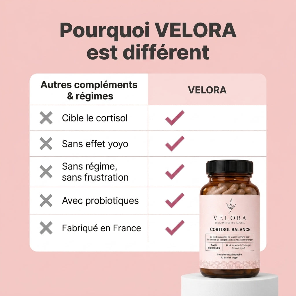 Complément cortisol post-ménopause sans hormones