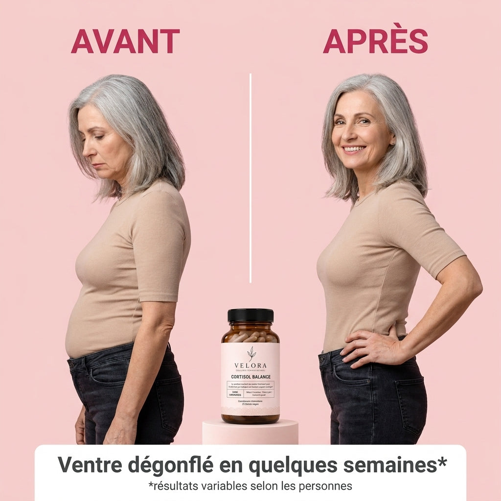 Résultats VELORA Cortisol Balance femmes ménopause